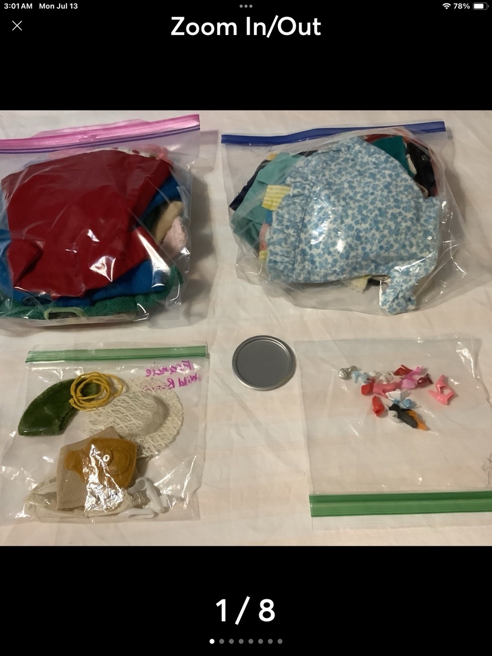 Huge vintage Barbie clothing lot